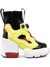 Maison Margiela Tabi Instapump High Heels Ankle Boots In Black Leather In Black