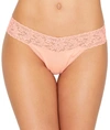 Hanky Panky Stretch Cotton Low Rise Thong In Feline Fine