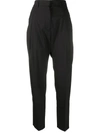 ALBERTO BIANI TAPERED-FIT TAILORED TROUSERS