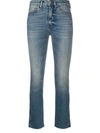 3x1 Stonewashed Skinny Jeans In Blue