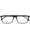 Carrera Rectangular Shaped Glasses In Black
