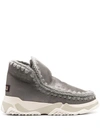 Mou Eskimo Sneaker Boots In Grey