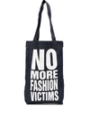 KATHARINE HAMNETT NO MORE FASHION VICTIMS TOTE BAG