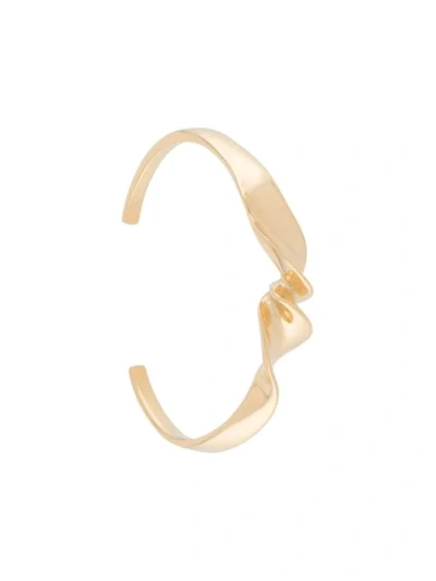 Annelise Michelson Spin Twist-detail Bracelet In Gold