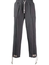 VAL KRISTOPHER EXPOSED SEAM TRACK PANTS