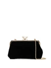 ANYA HINDMARCH FAUX-PEARL CLASP FASTENING CLUTCH BAG