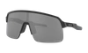 Oakley Sutro Lite 139mm Prizm™ Polarized Semi Rimless Wrap Shield Sunglasses In Black