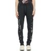 ALCHEMIST BLACK BURNOUT RIDER LOUNGE PANTS