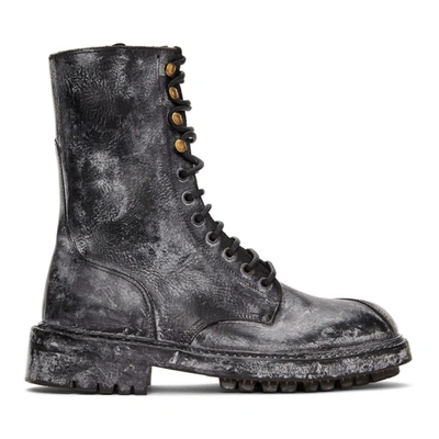 Dolce & Gabbana Dolce E Gabbana Men's A70036ax53580999 Black Leather Ankle Boots