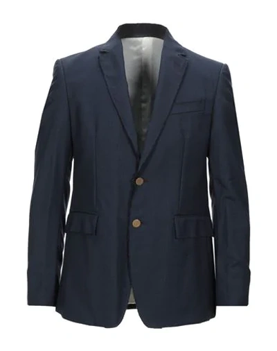 Mauro Grifoni Suit Jackets In Dark Blue