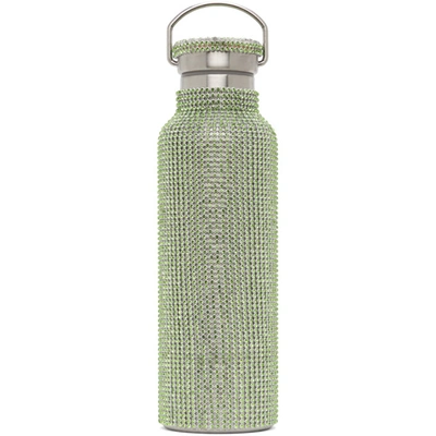 Collina Strada Green Rhinestone Water Bottle