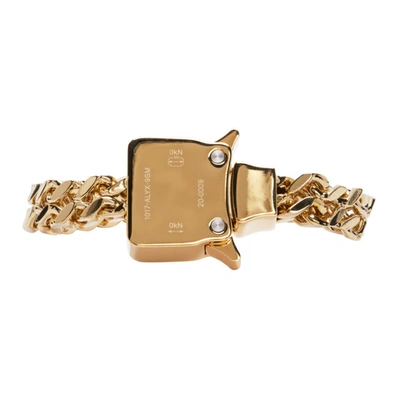 Alyx Chain Link Buckle Bracelet In Gold Shiny