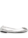 TORY BURCH MINNIE TRAVEL BALLET FLATS