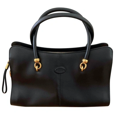 Pre-owned Tod's Black Leather Handbag