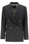 PINKO PINKO LUREX PINSTRIPE BLAZER