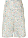 GUCCI CARTOON-PRINT WIDE-LEG SHORTS