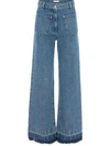 JW ANDERSON BOOTLEG RAW HEM JEANS