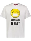 Mostly Heard Rarely Seen 8-bit Keep Back Cotton T-shirt In White
