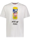 Mostly Heard Rarely Seen 8-bit Wipes Cotton T-shirt In White