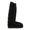 Mou Eskimo 40 Boots With Metallic Finishes In Black/black