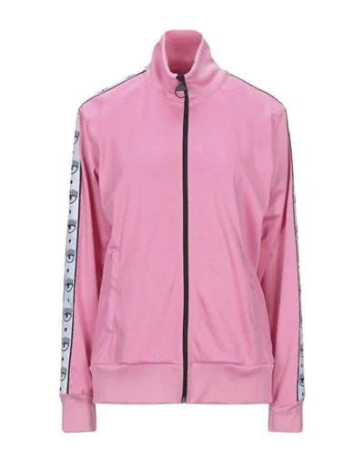 Chiara Ferragni Sweatshirts In Pink