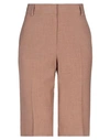 Ottod'ame Shorts & Bermuda Shorts In Camel