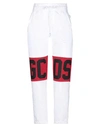 Gcds Logo-print Track Trousers In White