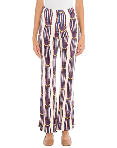 JUCCA JUCCA WOMAN PANTS IVORY SIZE 6 VISCOSE,13524139KK 4