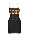 GCDS GCDS WOMAN SHORT DRESS BLACK SIZE L POLYAMIDE, ELASTANE,15083502TF 7