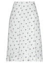 Vivetta Midi Skirts In White