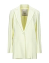 L'AUTRE CHOSE L' AUTRE CHOSE WOMAN BLAZER LIGHT YELLOW SIZE 8 ACETATE, VISCOSE,49607955PF 5