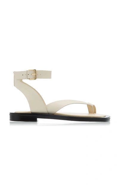 A.emery Women's Asher Leather Sandals In White