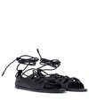 THE ROW GILLI LEATHER SANDALS,P00521177