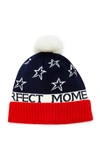 Perfect Moment Women's Pm Star Wool-blend Beanie In Blue