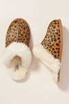 Ugg Women's Scuffette Ii Leopard-print Calf Hair Sheepskin Slippers In Assorted
