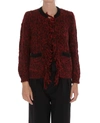 RED VALENTINO REDVALENTINO RED GIRL EMBROIDERY CARDIGAN