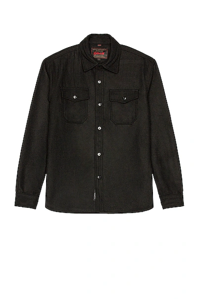 SCHOTT CPO WOOL SHIRT,SCHF-MS1