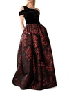 THEIA BROCADE BALL GOWN,0400013279500