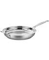 Cuisinart Chef's Classic Stainless Steel 12" Skillet With Helper Handle In Stainless Steel