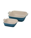 LE CREUSET HERITAGE SQUARE BAKING DISHES, SET OF 2