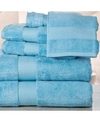 ADDY HOME FASHIONS DOUBLE STITCHED HEM PLUSH TOWEL SET - 6 PIECE BEDDING