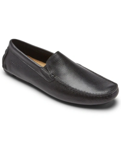 Rockport Men's Rhyder Venetian Loafer Shoes In Black