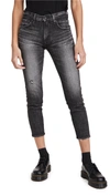 Moussy Vintage Westcliffe High-rise Skinny Jeans In Black