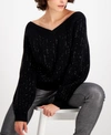 INC INTERNATIONAL CONCEPTS INC EMBELLISHED SWEATER, CREATED FOR MACY'S