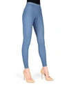 Memoi Women's Simple Stretch Leggings In Light Wash