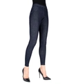 Memoi Women's Pants-style Ponte Basic Pocket Leggings In Navy