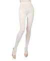Memoi Angora Blend Tights In Oatmeal
