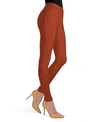 Memoi Women's Knit Cotton-blend Chino Leggings In Rooibos Te