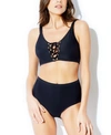 Hauty Harlow Grommet Lace Up Bralettete Lingerie In Black