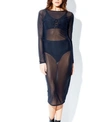 Hauty Special Agent Al Lover Sheer Dress Lingerie In Black